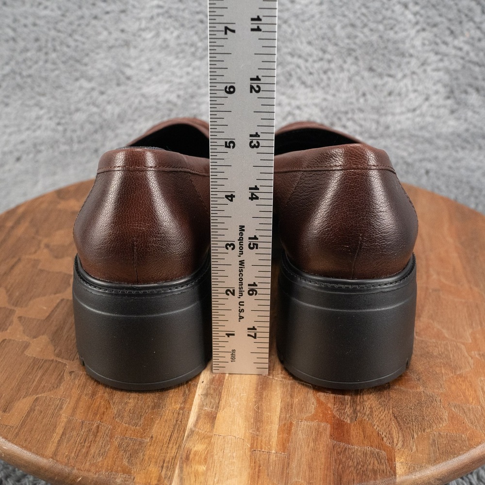 Naturalizer Women's Size 7.5 Wild Lumos Platform Brown Penny Loafer - Picture 4 of 7